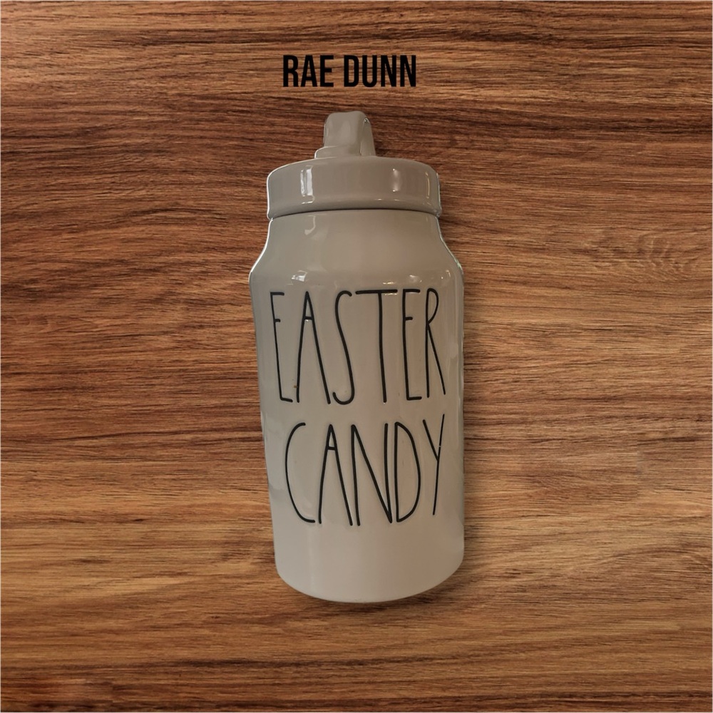 Rae Dunn Easter candy ceramic jar